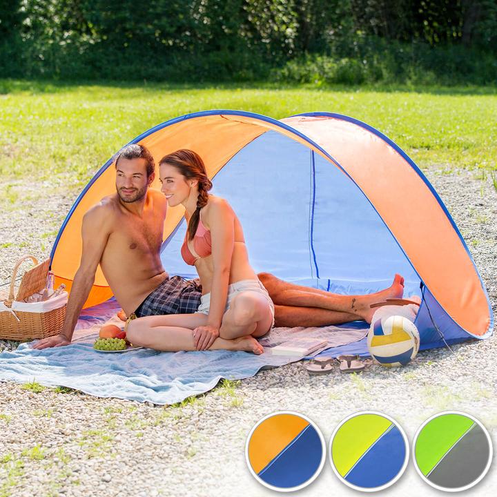 Image du produit tectake Pop-Up beach shell jasmine (Tente tunnel, 1.20 kg, 2 personnes)