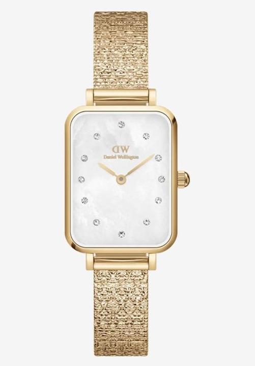 Immagine prodotto Daniel Wellington Quadro Lumine Pianoforte pressato Oro Bianco (Orologio da polso analogico, 20 mm)