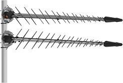Produktbild Poynting Antennen · LTE/GSM · Yagi/Mast · A-LPDA-0500-V1-01 · silber · N-Type · WiFi 6 · LoRa Heli (GSM)