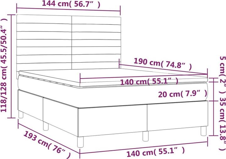 Image du produit VidaXL Esther (140 x 190 cm, 140 x 190 cm)