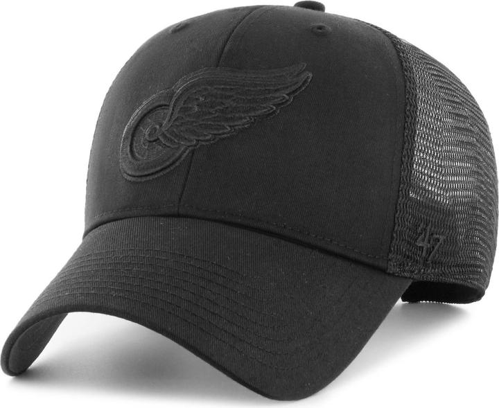 47 Brand Adjustable Cap - Branson Detroit Red Wings Schwarz (One Size)