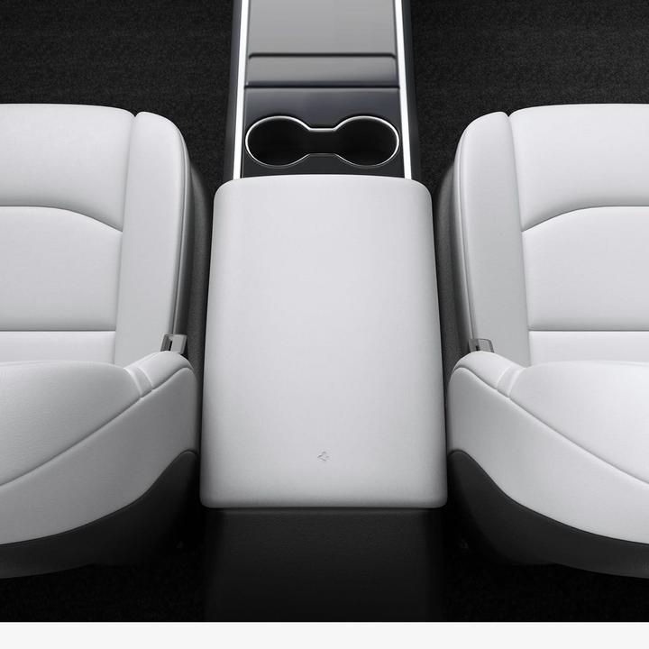 Actual product image Spigen Tesla Armrest Cushion white - Tesla Model Y/3