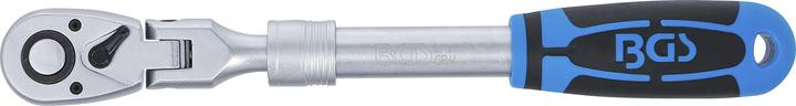 Immagine prodotto BGS Cricchetto reversibile, estensibile, angolato | uscita a comando quadro esterno 12,5 mm (1/2") | (1/2")