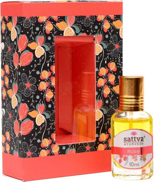 Actual product image Sattva Ayurveda Perfume in rose 10 ml oil - Sattva (Eau de parfum, 10 ml)