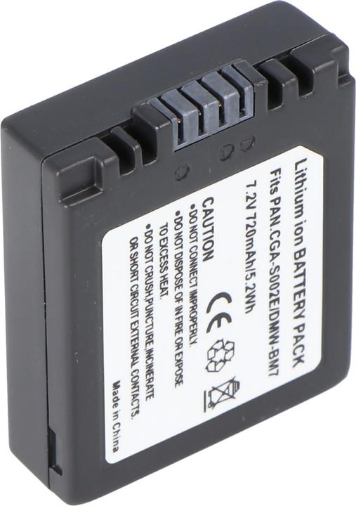 Produktbild AccuCell Akku Panasonic CGA-S002, CGR-S002, DMW-BM7 (Akku)