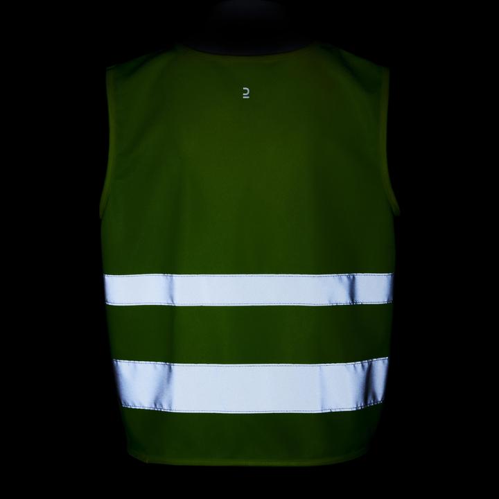 Actual product image Btwin Safety waistcoat children yellow