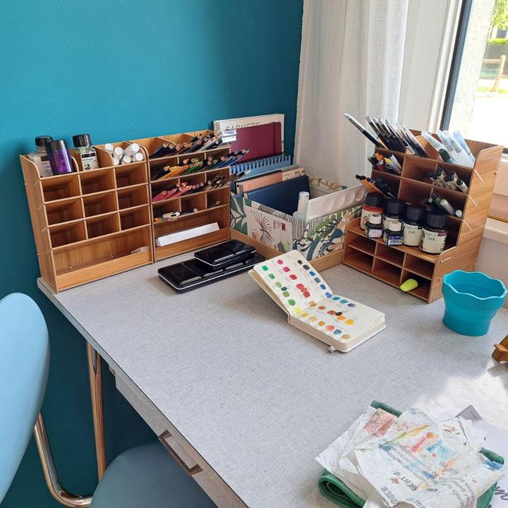 Actual product image Hermex Pen storage Office desk pen holder Pen box Desk organiser Pen desk organiser