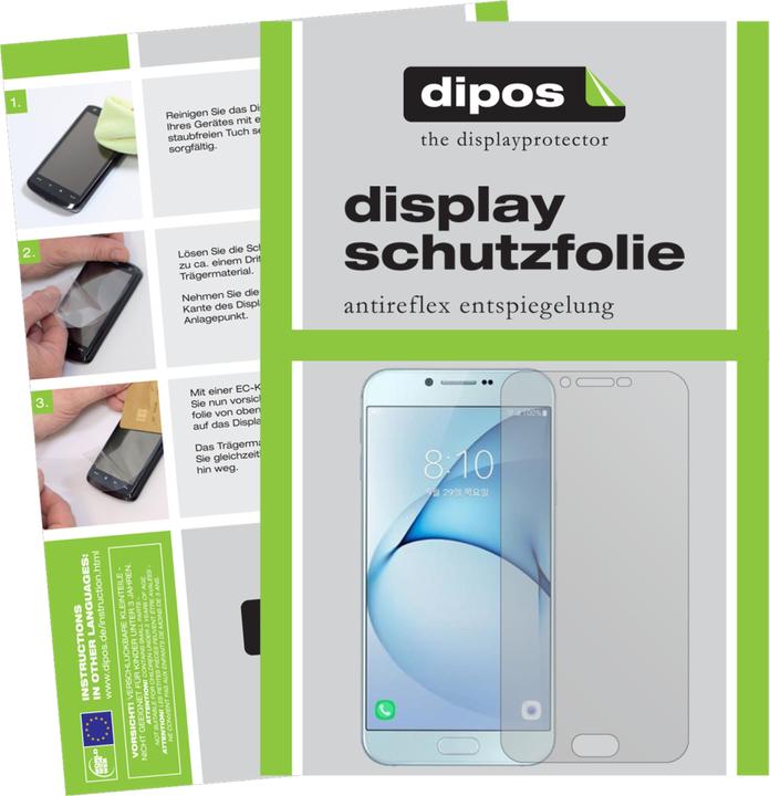 Actual product image Dipos Screen Protector Anti-Glare (2 Piece, Samsung Galaxy A8 (2016))