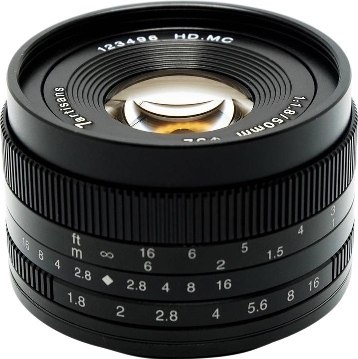 Actual product image 7artisans 50mm F1.8 MFT (Micro Four Thirds, Micro Four Thirds)