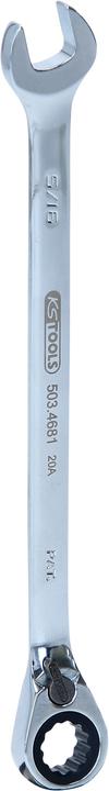 Actual product image KS Tools GEARplus ratchet ring open end wrench reversible (5/16")