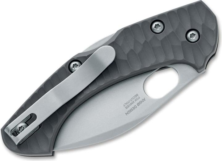 Actual product image Fox Knives Zero 2.0 Desert Warrior FRN Wolf Grey (7 cm)