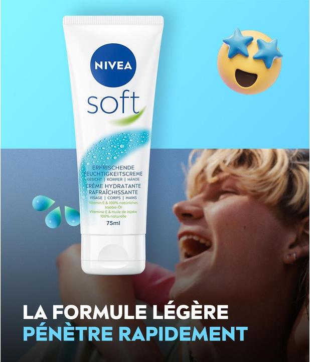 Produktbild NIVEA Soft Tube (Körpercreme, 75 ml)
