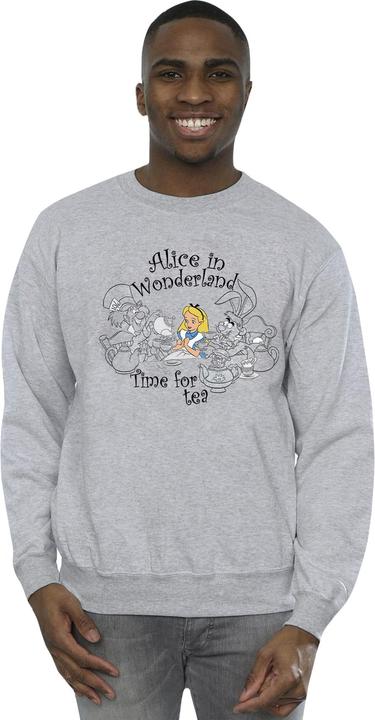 Immagine prodotto Disney Alice In Wonderland Time For Tea Felpa Uomo (S)