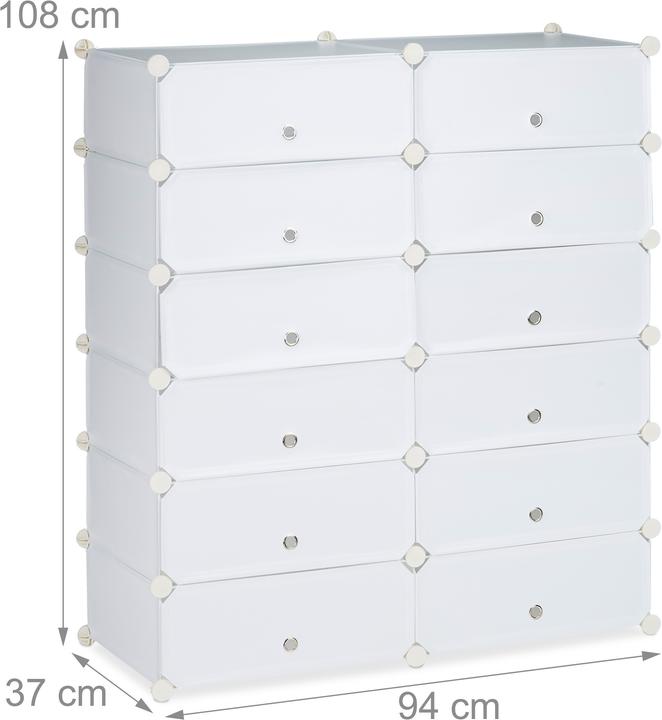 Productafbeelding Relaxdays Schoenenkast (94 x 37 x 108 cm)