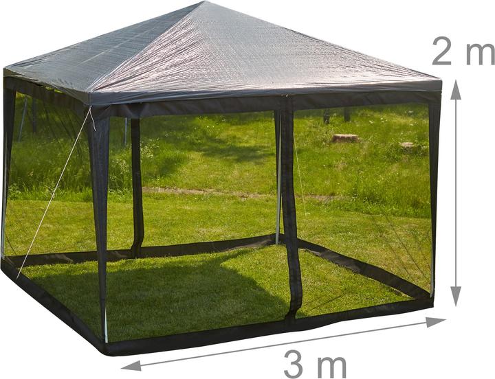Actual product image Relaxdays Mosquito Net For m Pavilion (20 cm, 600 cm)