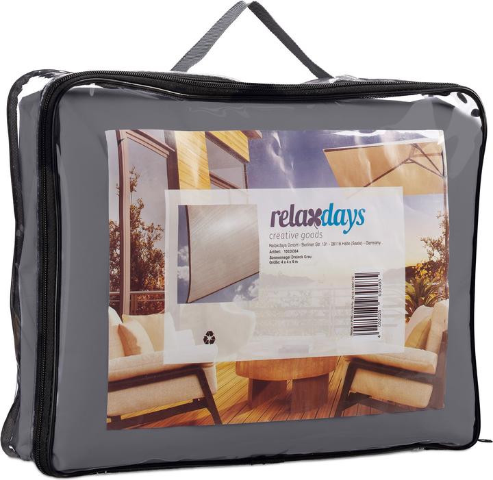 Produktbild Relaxdays Sonnensegel (400 x 340 x 0.5 cm)