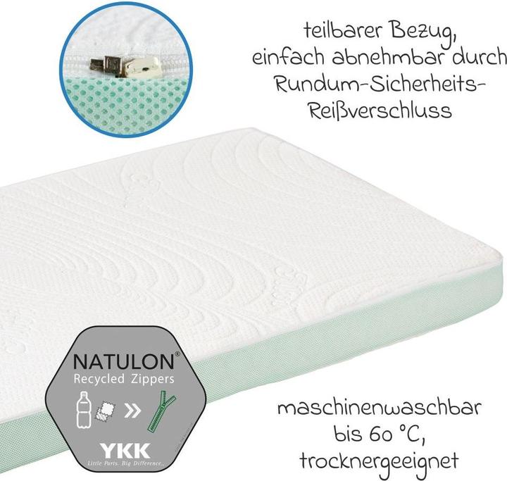 Immagine prodotto Alvi Babymatratzen & Kindermatratzen 4-tlg. Matratzen-Set für Kinderbett 70x140 (70 x 140 cm)