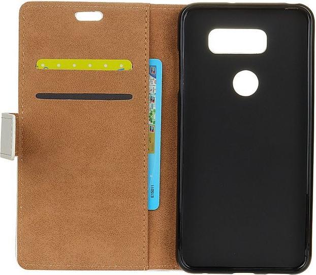 Actual product image MU Classic Leather book cover with pattern (LG V30)