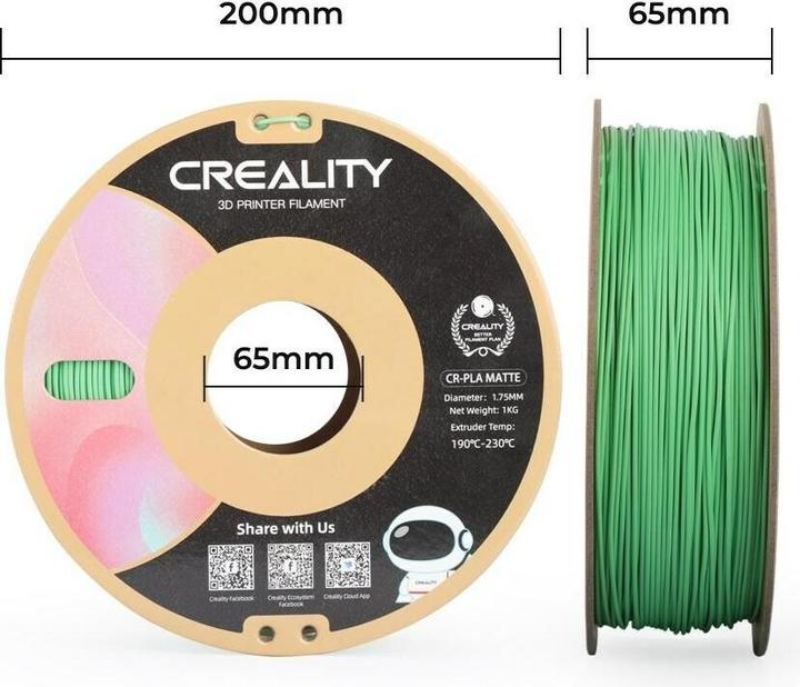 Produktbild Creality Filament PLA (PLA, 1.75 mm, 1000 g, Grün)