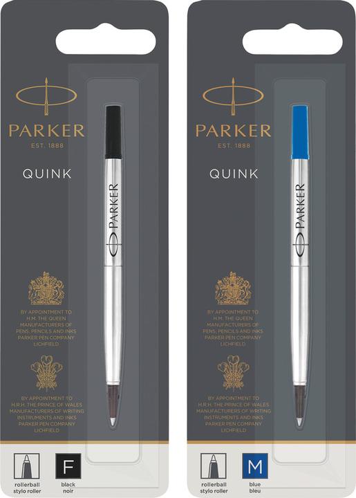 Produktbild Parker Pen Quinkflow Mine Rollerball (Ersatzmine, Schwarz, 0.50 mm)