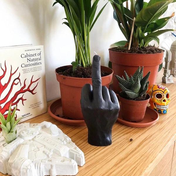 Actual product image Candle Hand F*ck you (1 pcs.)