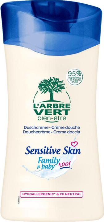 Image du produit L'arbre vert Gel douche écologique surgras Sensitive Skin (250 ml)