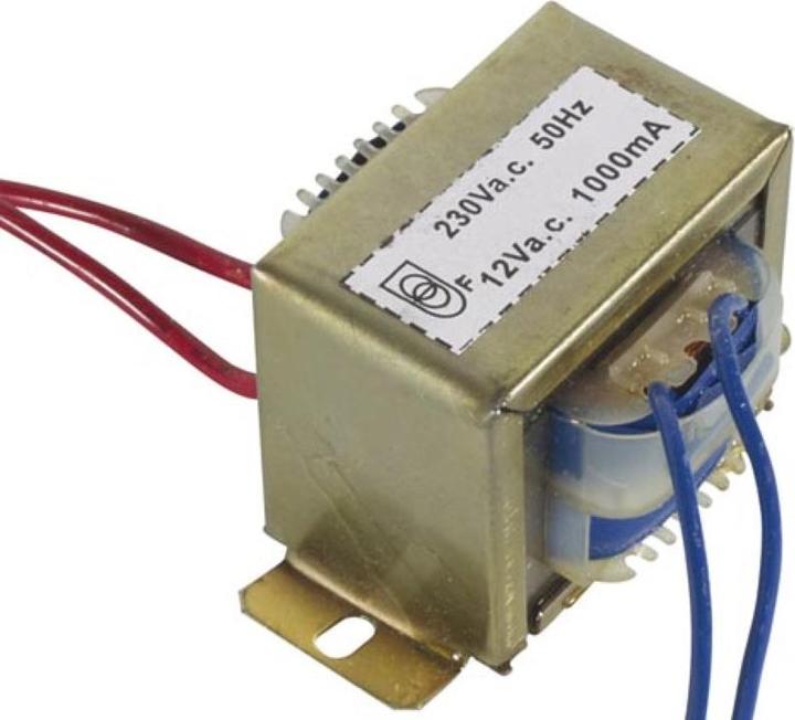 Velleman Open-Frame Transformer 12va 1 x 12v 1000ma