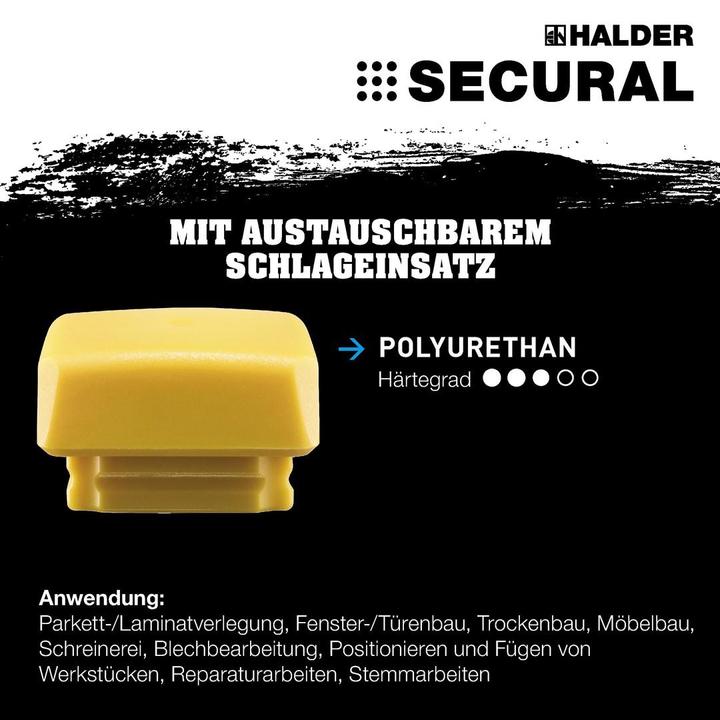 Produktbild Halder Aktionsbox Dreamteam Türen- & Fensterbau, SIMPLEX-Schonhammer 50:40, TPE-soft / TPE-mid und SECUR...