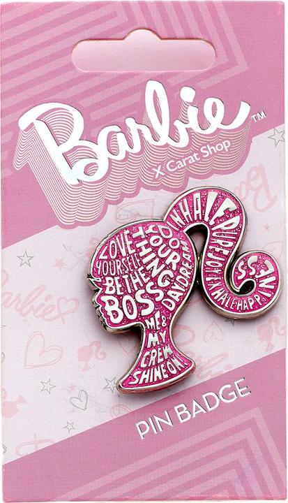 Actual product image Barbie Sparkly Silhouette Badge