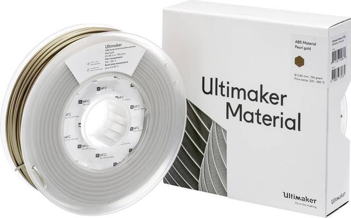 Actual product image Ultimaker Abs (ABS, 2.85 mm, 750 g, Gold)