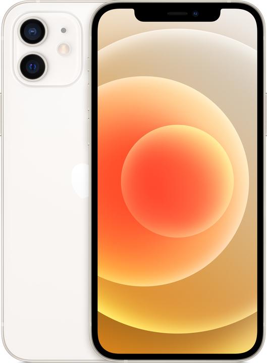 Apple iPhone 12 (128 GB, White, 6.10", SIM + eSIM, 12 Mpx, 5G)