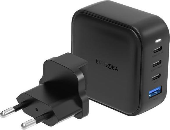 Image du produit Energea ład. siec. 1xUSB+3xUSB-C PD-PPS-QC 3.0 100W 3C1A czarny/black US+UE Travelite GAN100 (100 W)