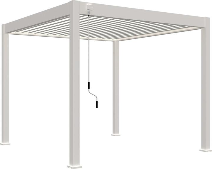 Produktbild Ventaris Pergola Classic mit Lamellendach Weiss (300 cm, 300 cm)