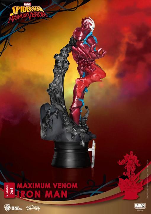 Produktbild Beast Kingdom Statua Marvel D-Stage Diorama Maximum Venom Iron Man
