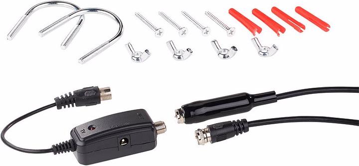 Produktbild Auvisio Aktive DVB-T/T2 Aussenantenne (Flachantenne, 25 dB, DVB-T / -T2)