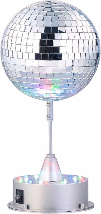Actual product image Lunartec Self rotating disco ball with base (15 cm)