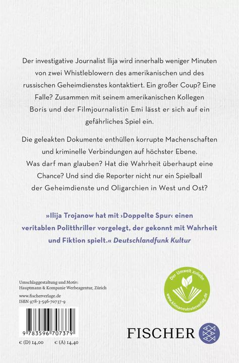 Produktbild Doppelte Spur (Deutsch, Ilija Trojanow, 2023)