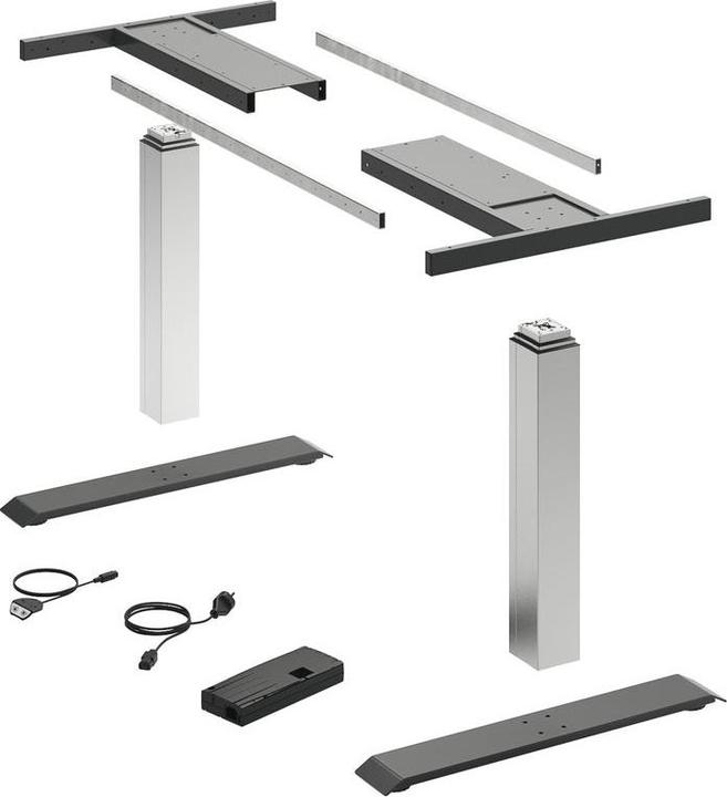 Produktbild Hettich LegaDrive Tischgestell-Set Basic silber graphit