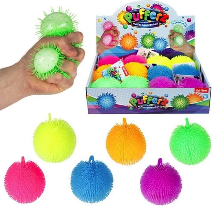 Produktbild Toi-Toys Pufferz Squeeze Pufferball Neon, 8cm