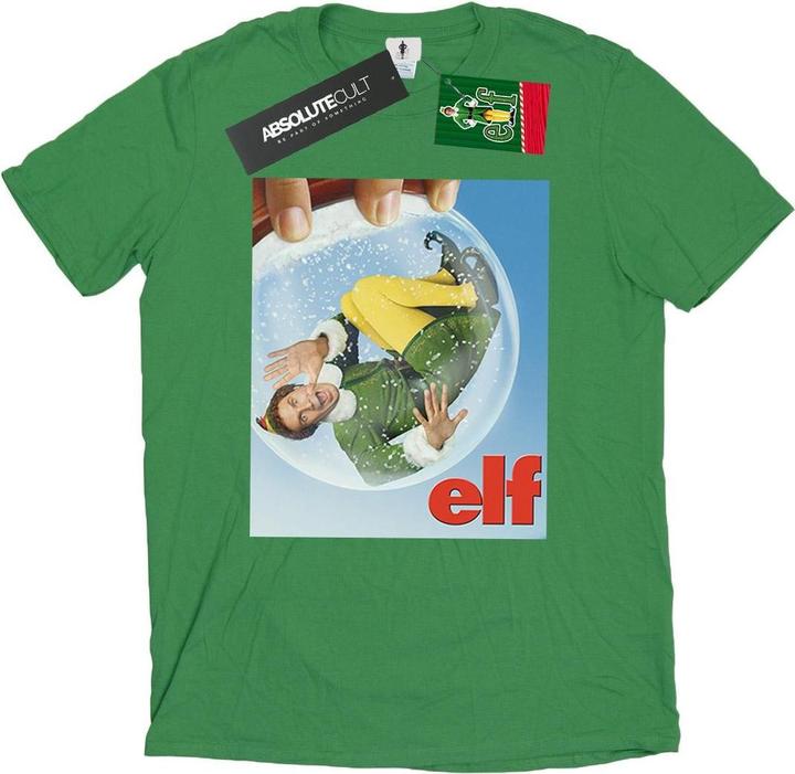Produktbild Elf Snow Globe Poster TShirt (M)