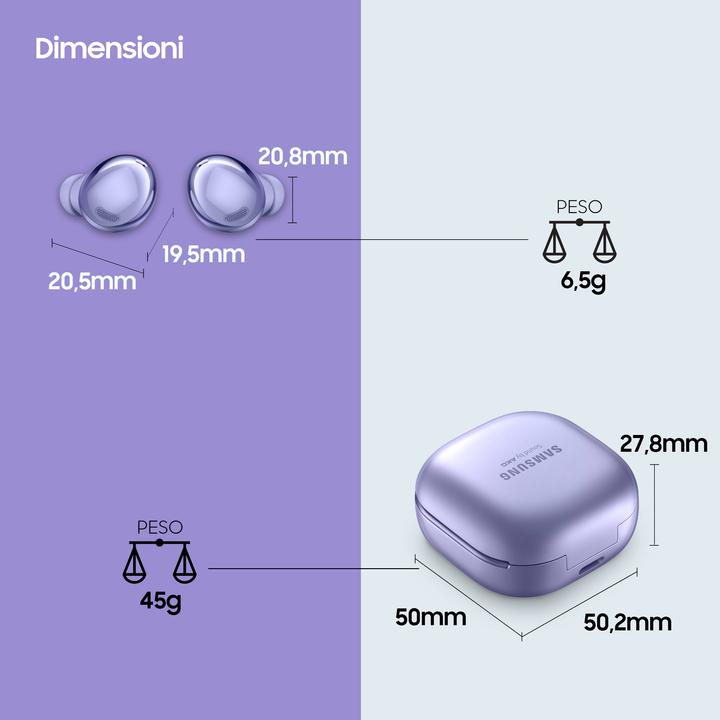 Immagine prodotto Samsung Galaxy Buds Pro (ANC, 5 h, Senza fili)