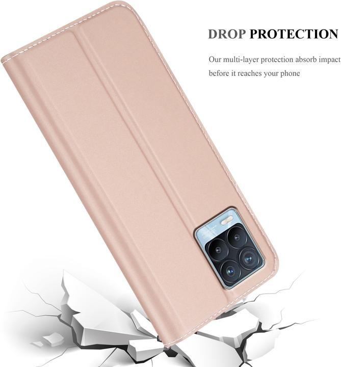 Produktbild Cadorabo Classy Book Hülle für Realme 8 4G / 8 PRO (Realme 8 Pro, realme 8)