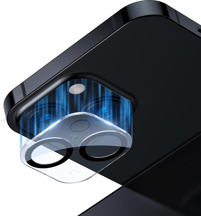 Produktbild Baseus Full-Frame Lens Film For iP 5.4/6.1 Inch Dual Camera 2021 (2pcs/pack) Transparent (2 Stück, Apple iPhone 13 mini)