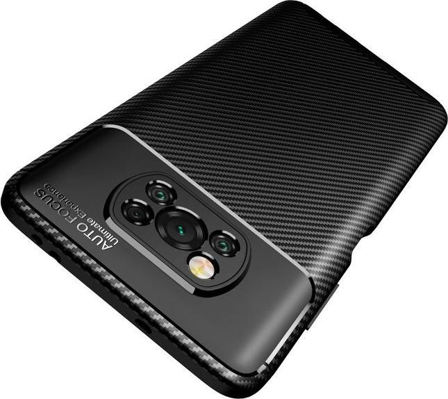 Immagine prodotto MU Style Serie Softcase in fibra di carbonio TPU (Xiaomi Poco X3 NFC)