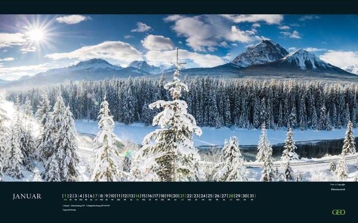 Produktbild Neumann GEO - Augenblicke in der Natur Wandkalender 2025 - Faszinierender Naturfotografie, Elegantes Format (58 x 36 cm, Deutsch)