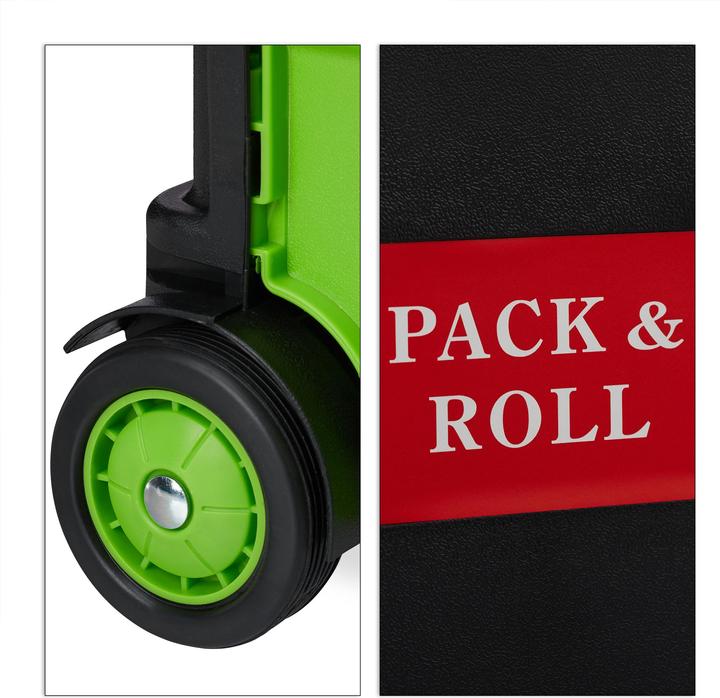 Immagine prodotto Relaxdays Carrello Portaspesa Pieghevole,Manico Telescopico