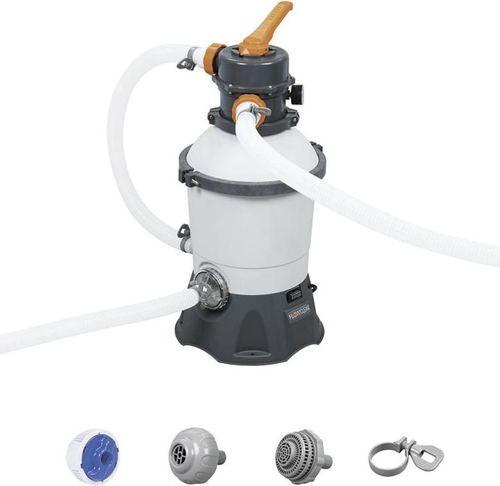 Image du produit Bestway Pompe de filtration à sable pour piscine hors sol 3 596 L