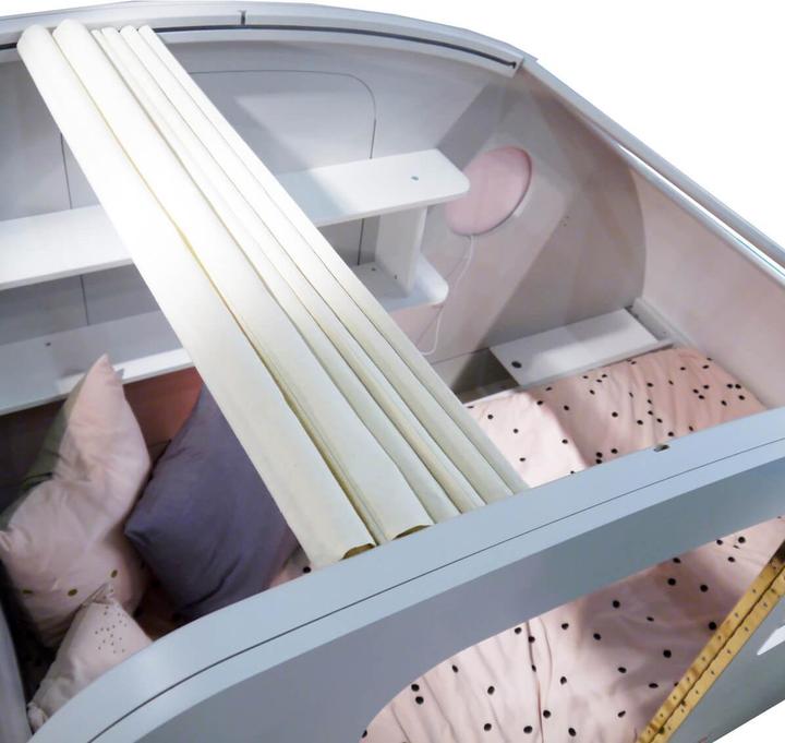 Actual product image Mathy by Bols Caravan Bed Caravan with Trailer Hitch and Chest