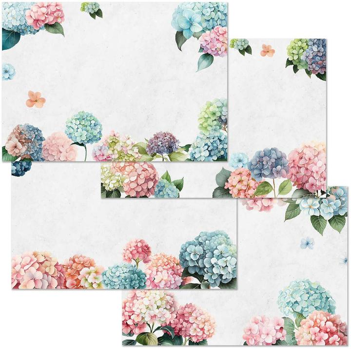 Trendform Set da tavola in carta HORTENSIA (48 pz., 29,7 x 42 cm)