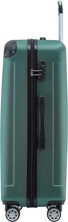 Actual product image Beibye Twin Wheels 3pcs Travel Case Dark Green (M (50 - 90l), L (90 - 115l), XL (from 140l))